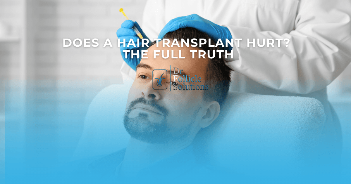 does a hair transplant hurt
