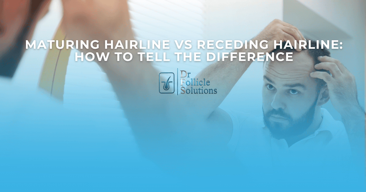 Maturing Hairline vs Receding Hairline